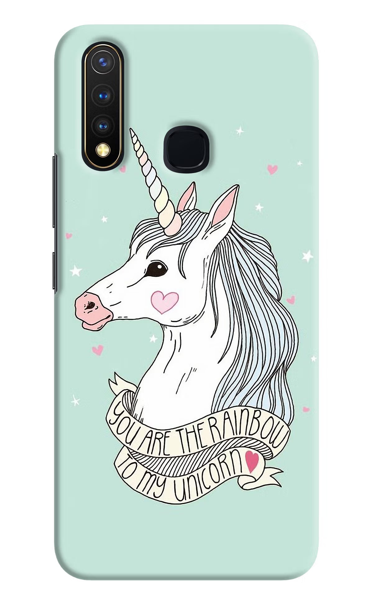 Unicorn Wallpaper Vivo Y19/U20 Hard Case Back Cover by Casekaro