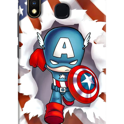Captain America Vivo Y19/U20 Hard Case Back Cover by Casekaro