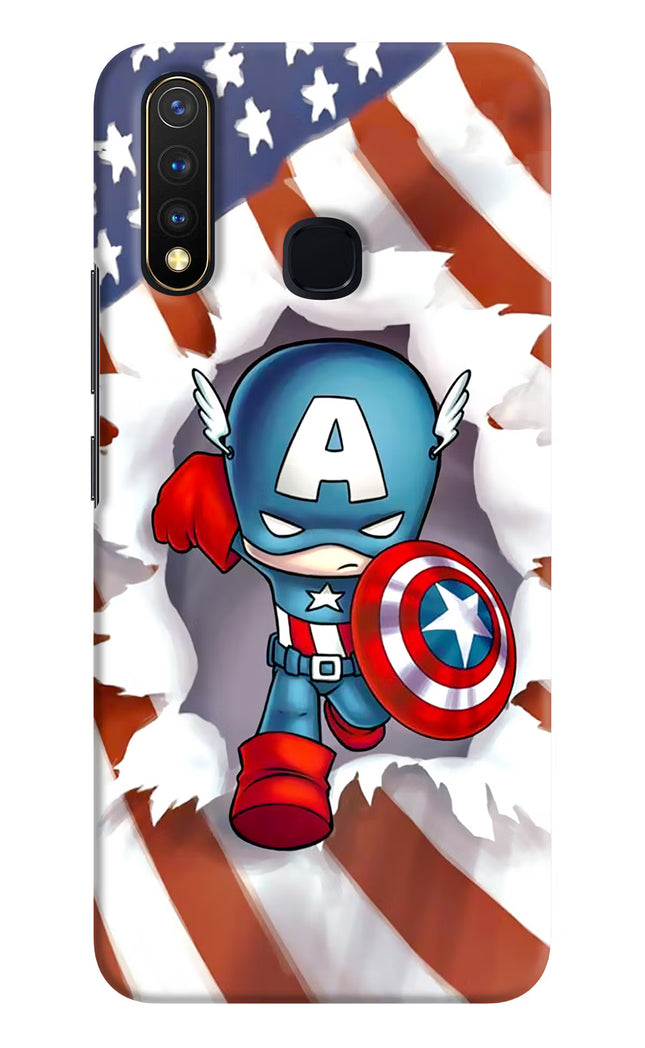 Captain America Vivo Y19/U20 Hard Case Back Cover by Casekaro