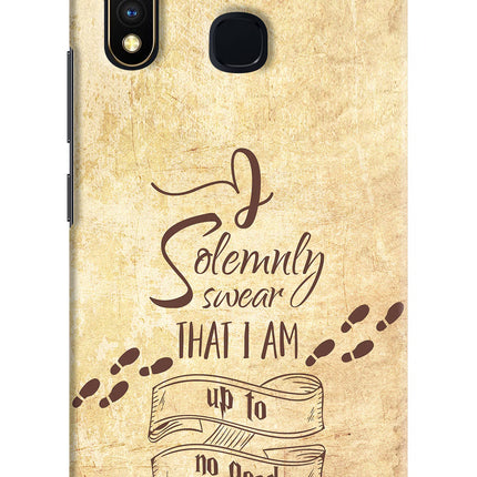 I Solemnly swear that i up to no good Vivo Y19/U20 Hard Case Back Cover by Casekaro