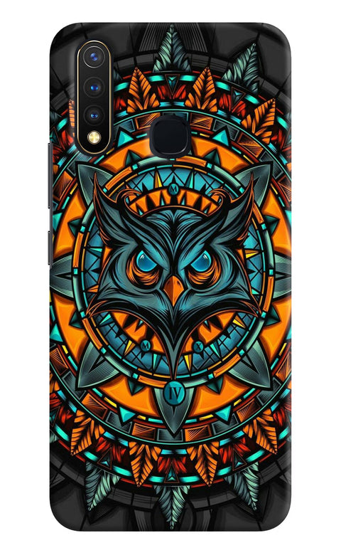 Angry Owl Art Vivo Y19/U20 Back Cover
