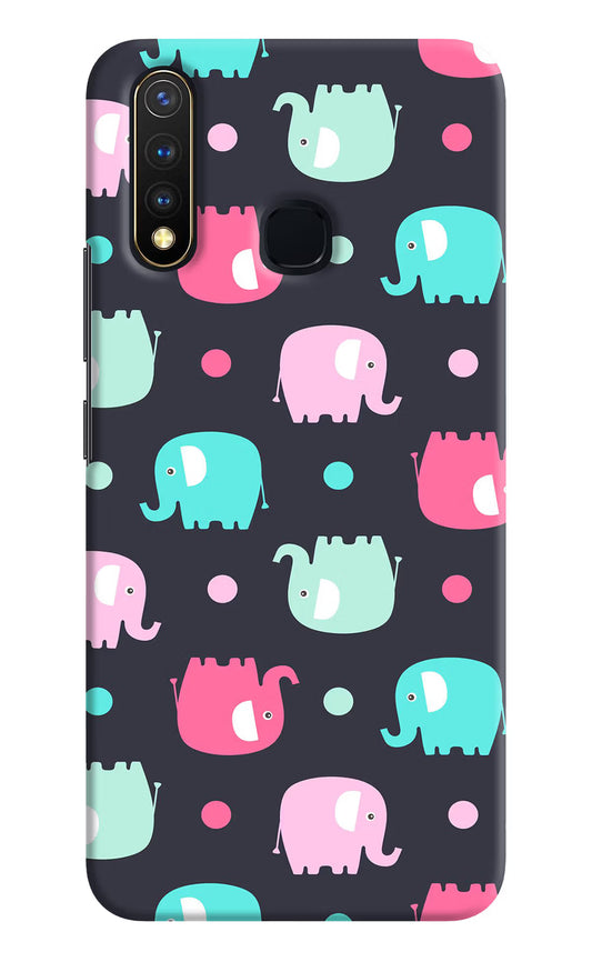 Elephants Vivo Y19/U20 Hard Case Back Cover by Casekaro