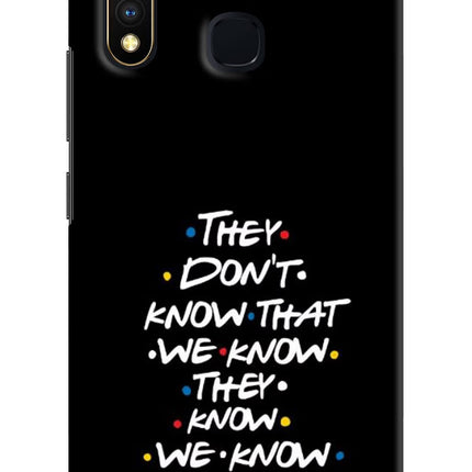 FRIENDS Dialogue Vivo Y19/U20 Hard Case Back Cover by Casekaro