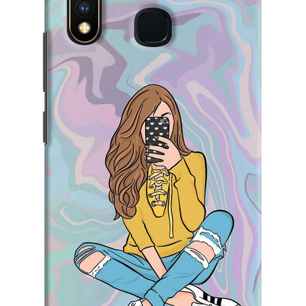 Selfie Girl Vivo Y19/U20 Hard Case Back Cover by Casekaro