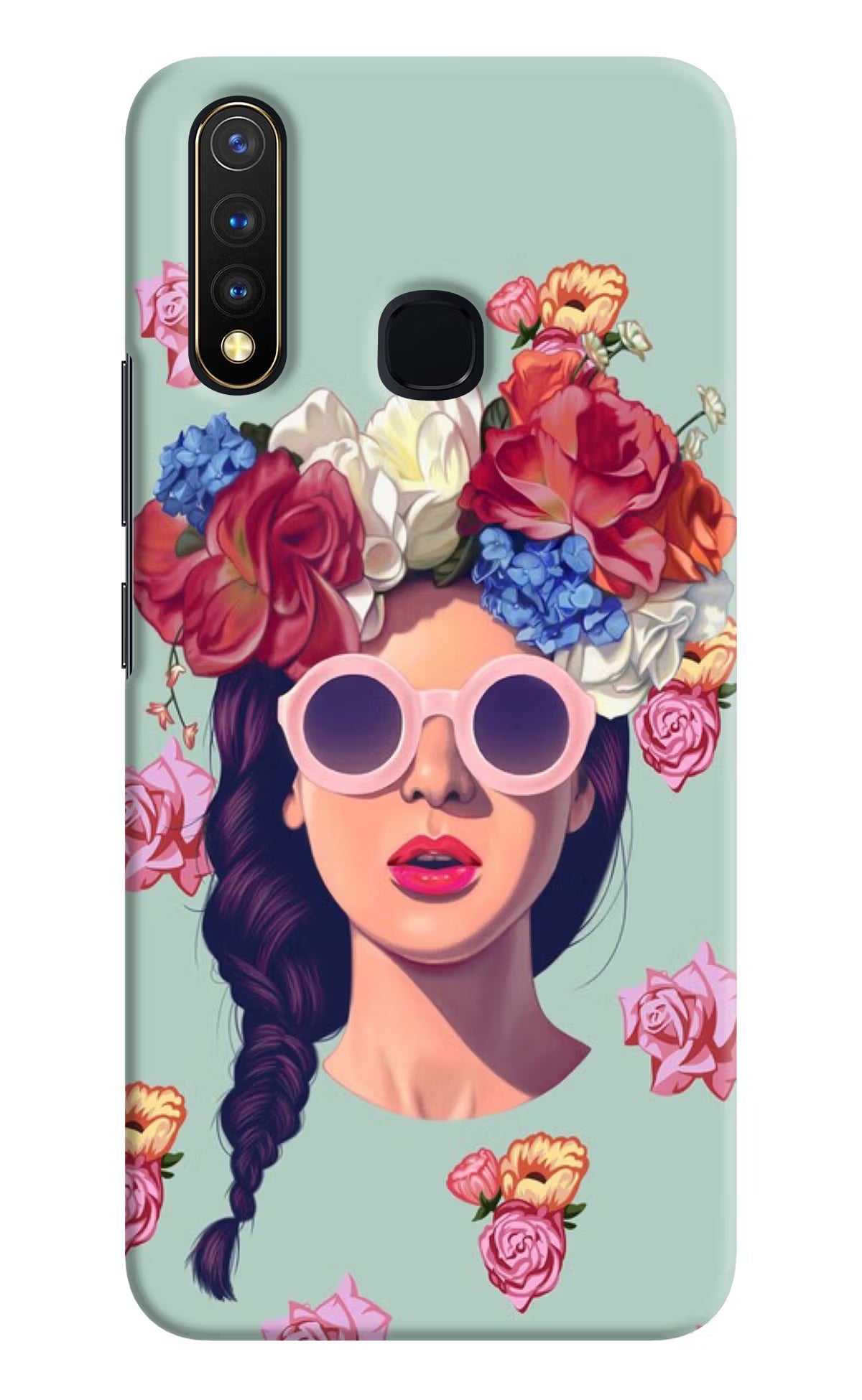 Pretty Girl Vivo Y19/U20 Hard Case Back Cover by Casekaro