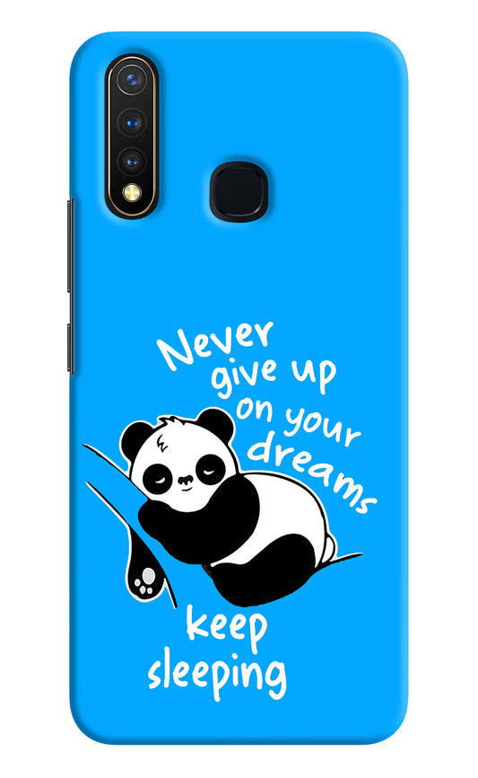Keep Sleeping Vivo Y19/U20 Hard Case Back Cover by Casekaro