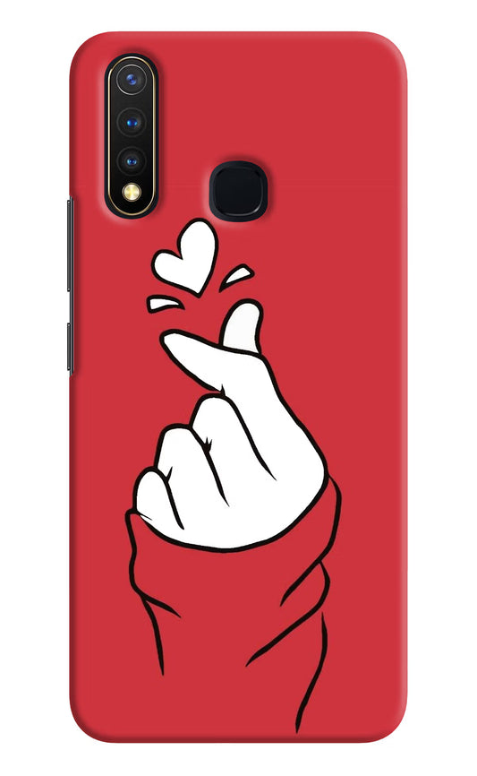 Korean Love Sign Vivo Y19/U20 Hard Case Back Cover by Casekaro