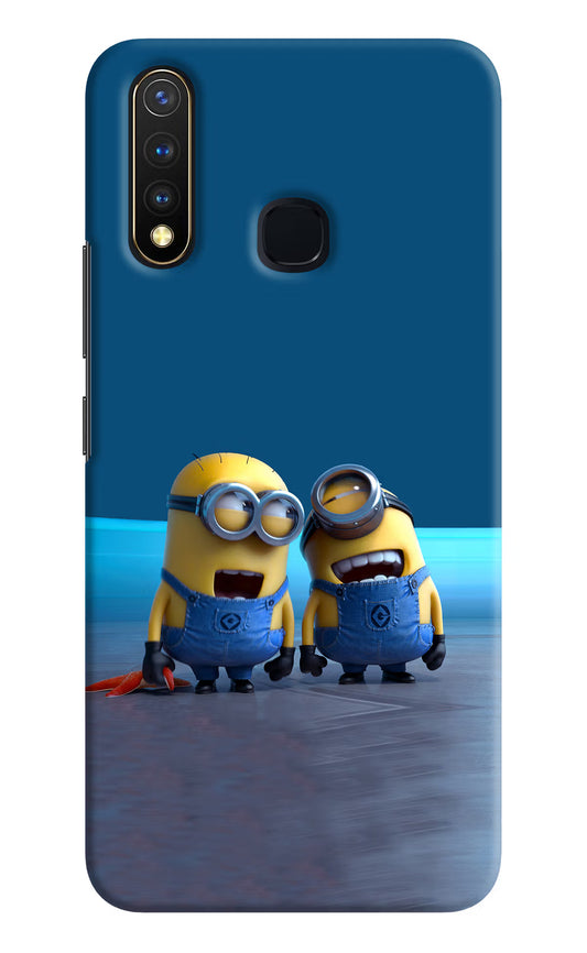 Minion Laughing Vivo Y19/U20 Hard Case Back Cover by Casekaro