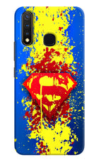 Superman logo Vivo Y19/U20 Hard Case Back Cover by Casekaro
