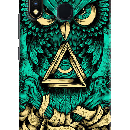 Green Owl Vivo Y19/U20 Hard Case Back Cover by Casekaro