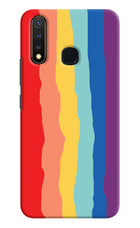 Rainbow Vivo Y19/U20 Hard Case Back Cover by Casekaro