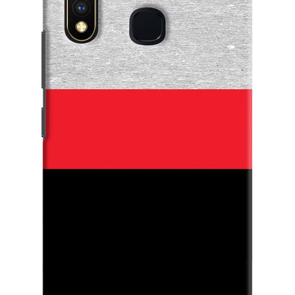 Tri Color Pattern Vivo Y19/U20 Hard Case Back Cover by Casekaro