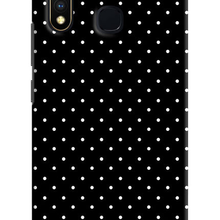 White Dots Vivo Y19/U20 Hard Case Back Cover by Casekaro
