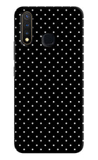 White Dots Vivo Y19/U20 Hard Case Back Cover by Casekaro