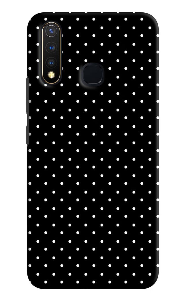 White Dots Vivo Y19/U20 Hard Case Back Cover by Casekaro
