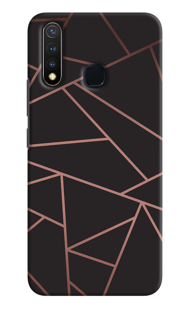 Geometric Pattern Vivo Y19/U20 Hard Case Back Cover by Casekaro