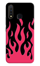 Fire Flames Vivo Y19/U20 Hard Case Back Cover by Casekaro