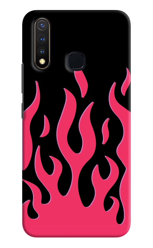 Fire Flames Vivo Y19/U20 Hard Case Back Cover by Casekaro