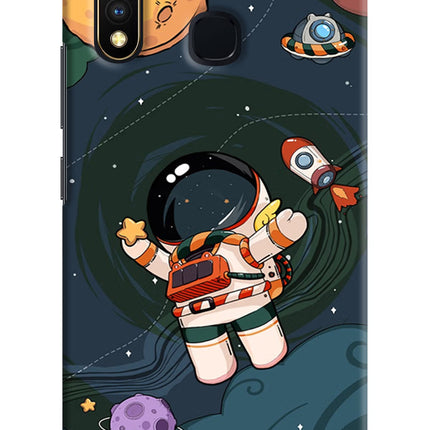 Cartoon Astronaut Vivo Y19/U20 Hard Case Back Cover by Casekaro