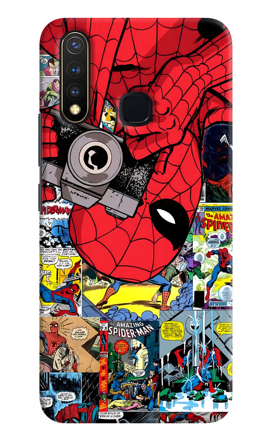 Spider Man Vivo Y19/U20 Hard Case Back Cover by Casekaro