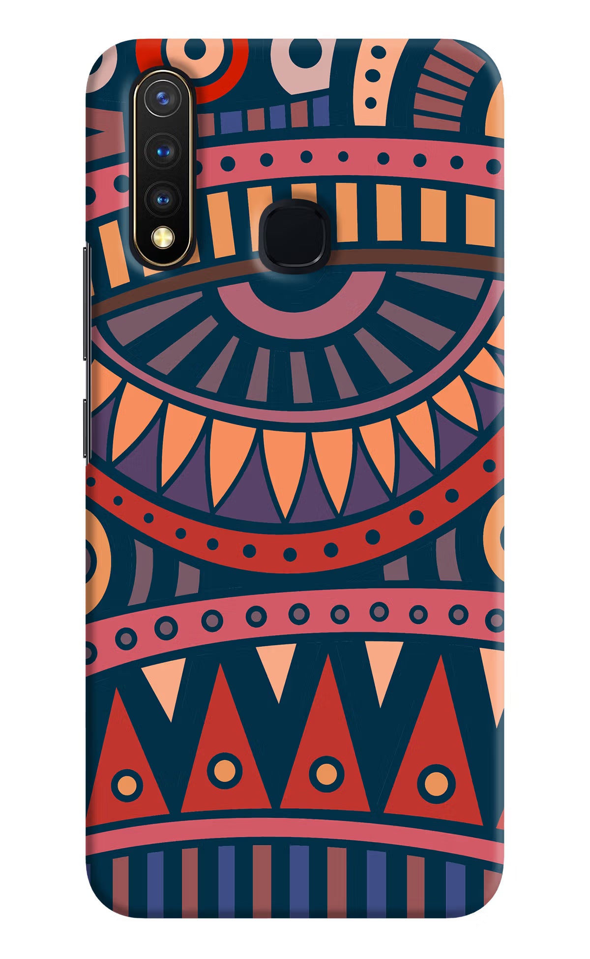 African Culture Design Vivo Y19/U20 Hard Case Back Cover by Casekaro