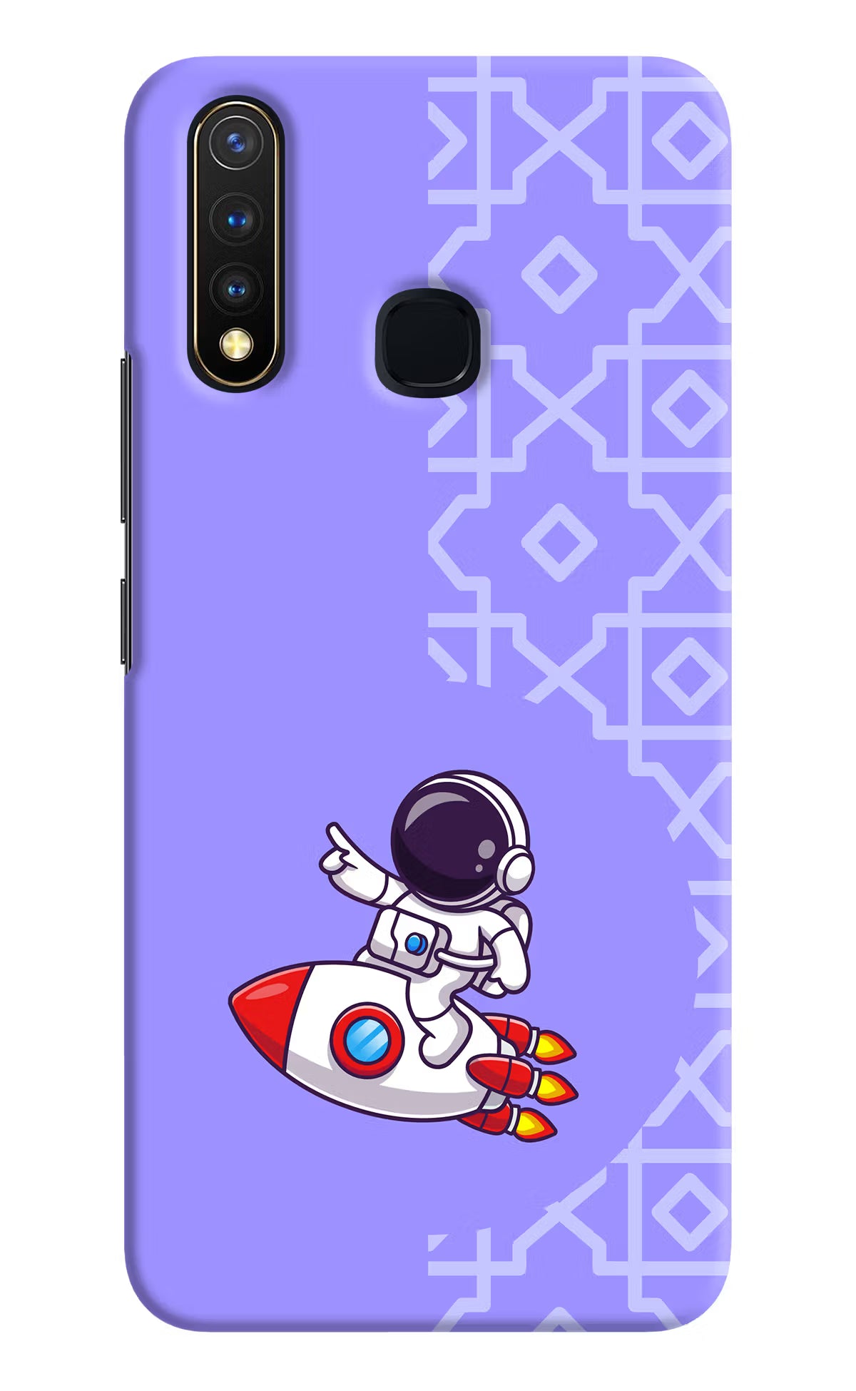 Cute Astronaut Vivo Y19/U20 Hard Case Back Cover by Casekaro