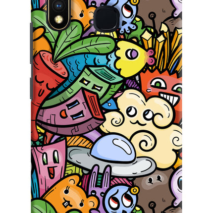 Veggie Doodle Vivo Y19/U20 Hard Case Back Cover by Casekaro
