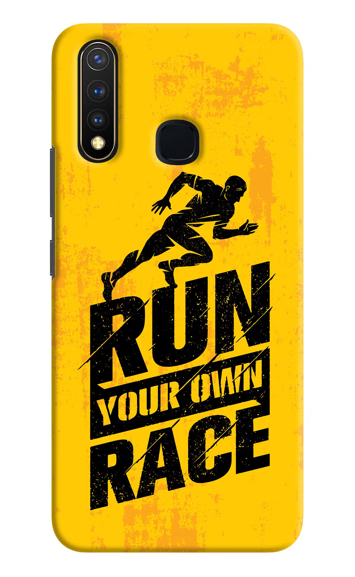 Run Your Own Race Vivo Y19/U20 Hard Case Back Cover by Casekaro