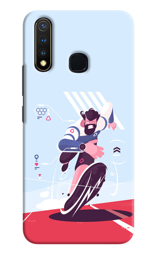 Run Pro Vivo Y19/U20 Hard Case Back Cover by Casekaro