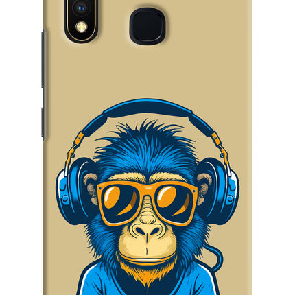 Monkey Headphone Vivo Y19/U20 Hard Case Back Cover by Casekaro