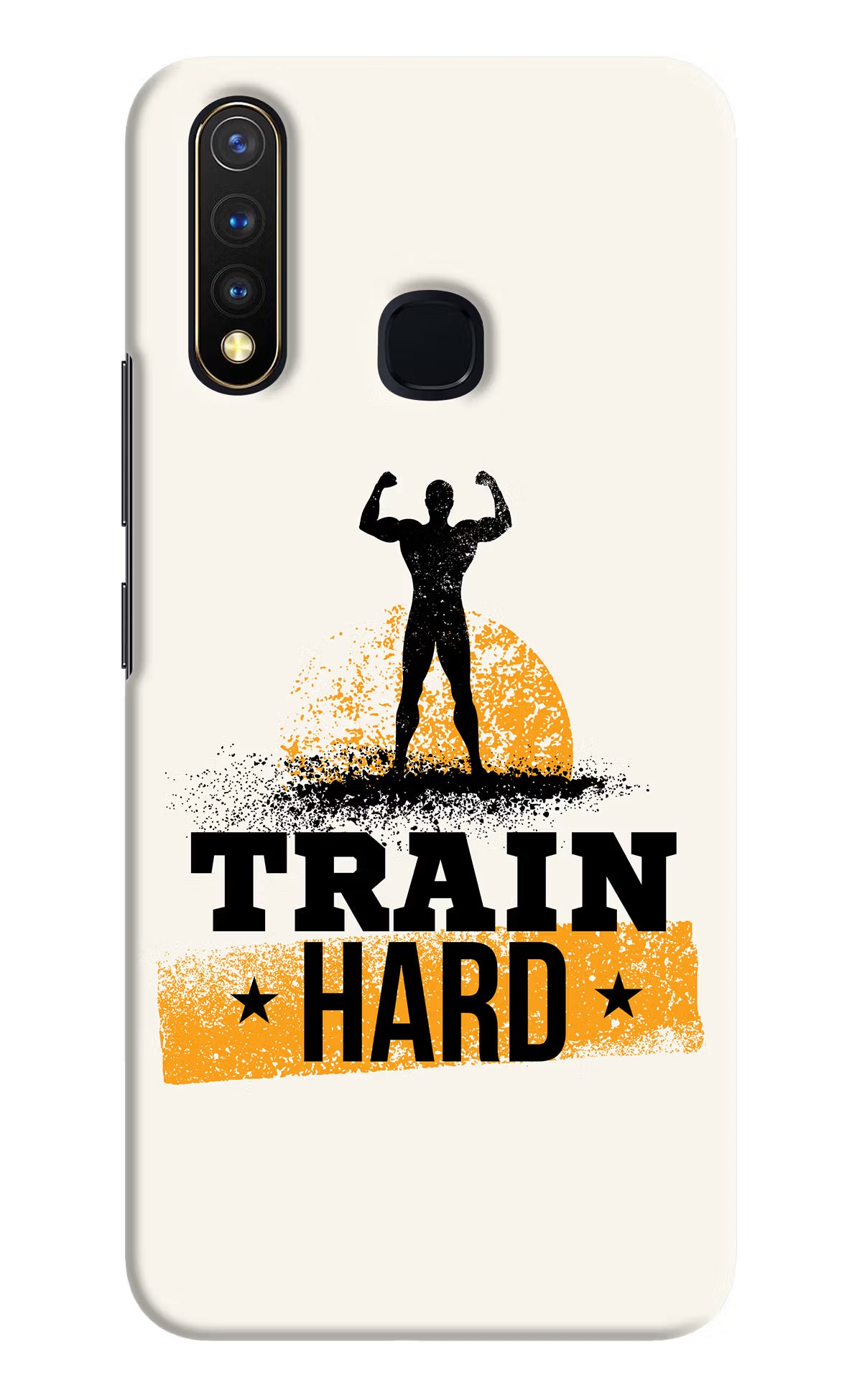 Train Hard Vivo Y19/U20 Hard Case Back Cover by Casekaro