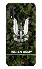 Balidan Indian Logo Vivo Y19/U20 Hard Case Back Cover by Casekaro