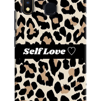 Leopard Print Self Love Vivo Y19/U20 Hard Case Back Cover by Casekaro