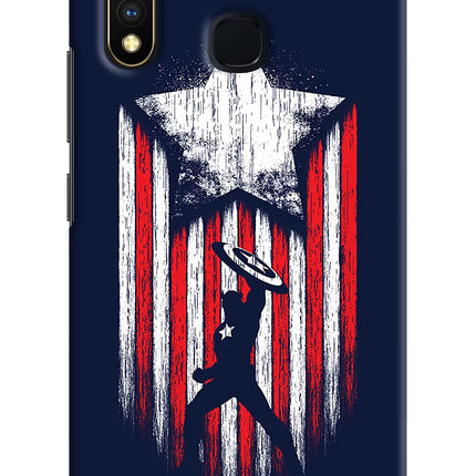 Captain America Marvel Art Vivo Y19/U20 Hard Case Back Cover by Casekaro
