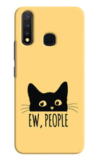 Ew People Catitude Vivo Y19/U20 Hard Case Back Cover by Casekaro