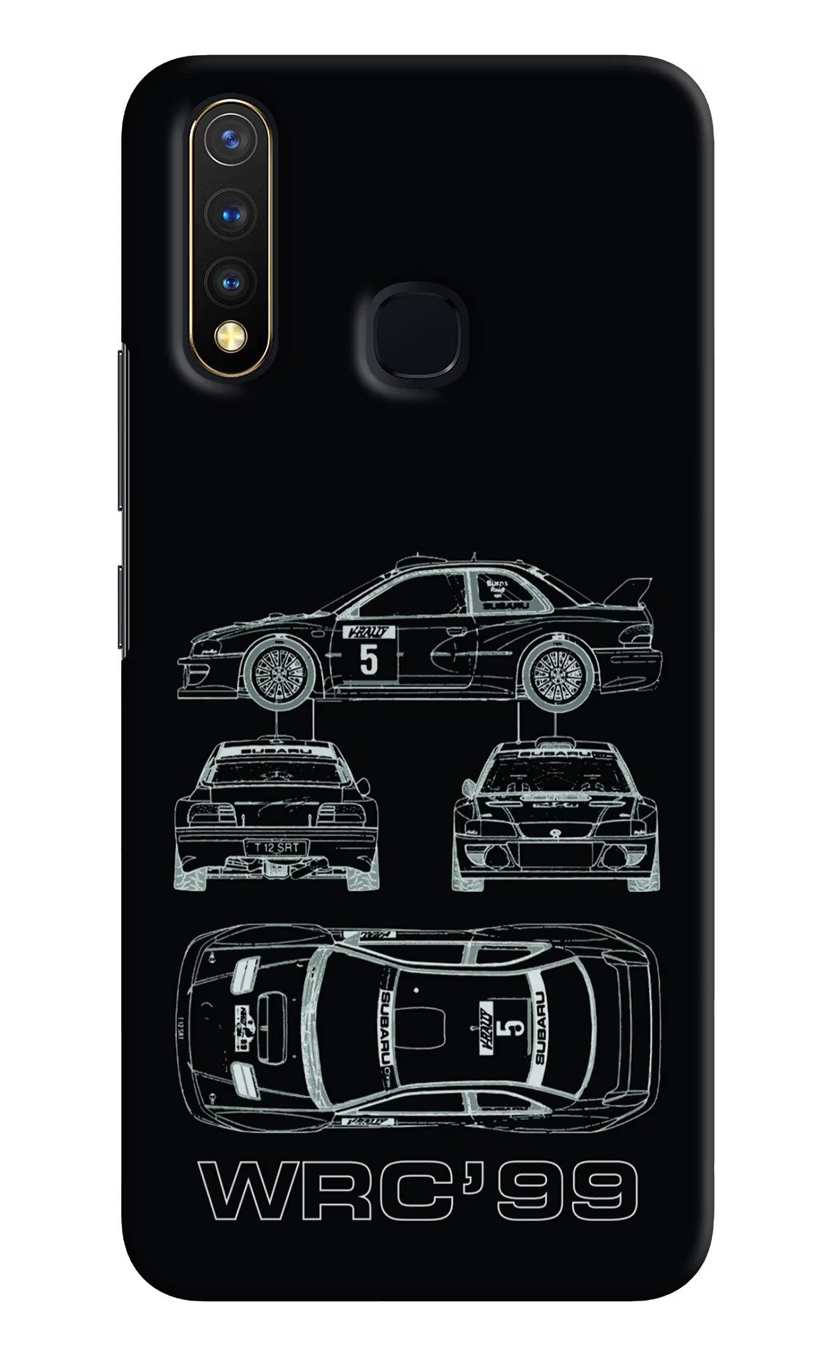 WRC'99 Vivo Y19/U20 Hard Case Back Cover by Casekaro