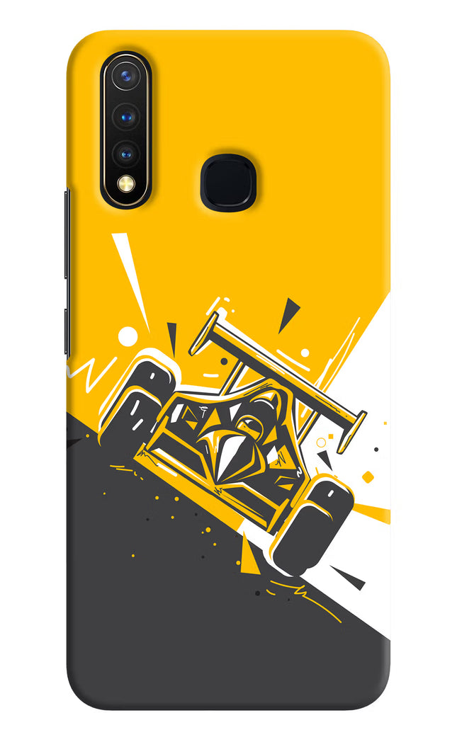Track King Vivo Y19/U20 Hard Case Back Cover by Casekaro