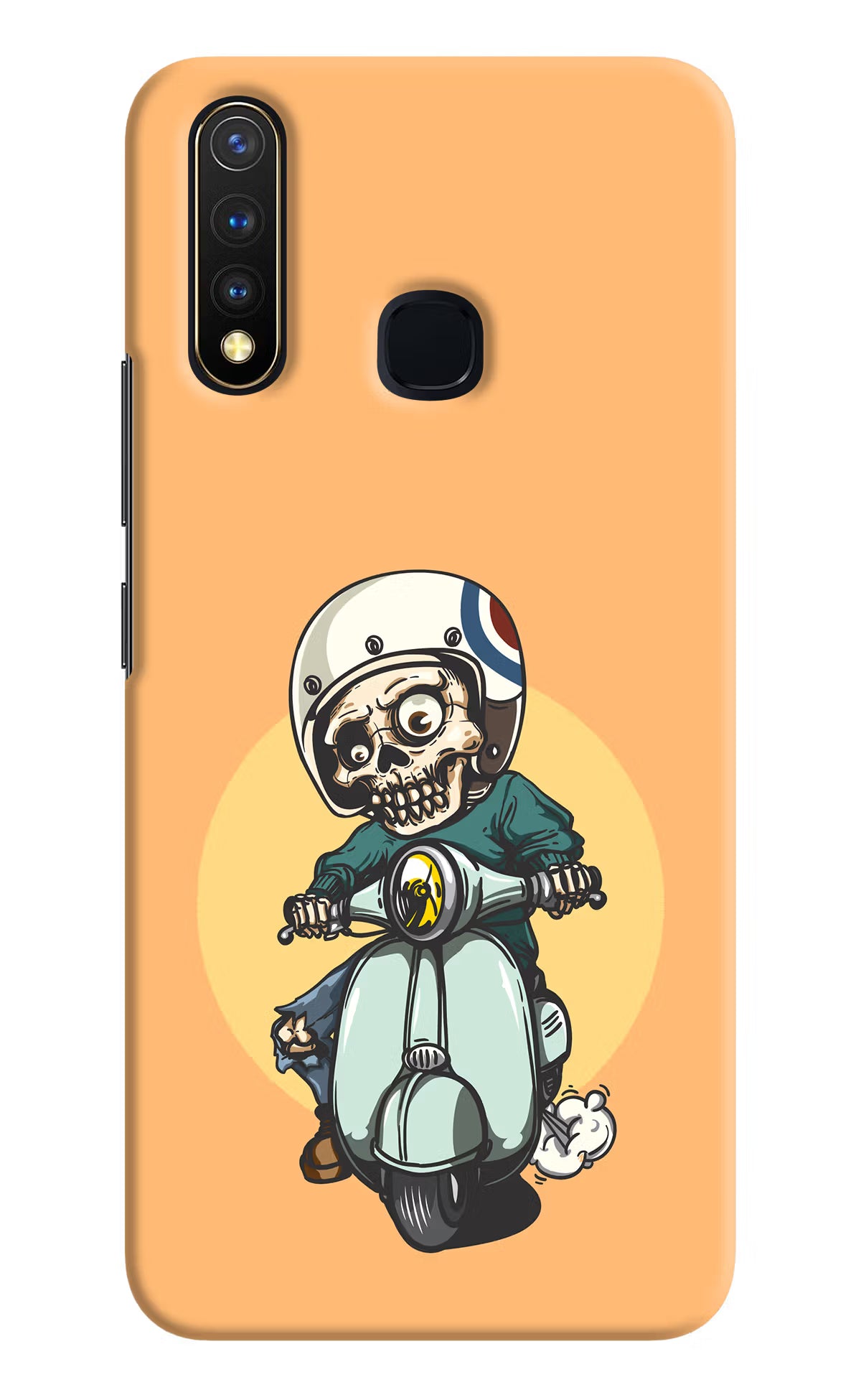 Undead Biker Vivo Y19/U20 Hard Case Back Cover by Casekaro