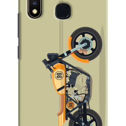 Vertical Speedster Vivo Y19/U20 Hard Case Back Cover by Casekaro