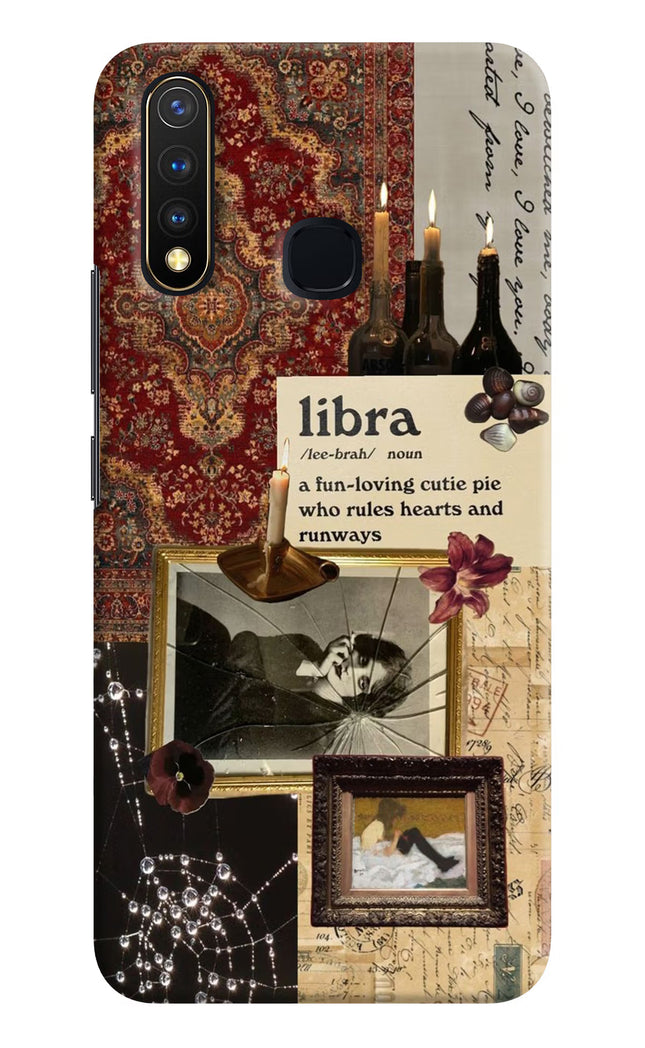 Libra Zodiac Vivo Y19/U20 Hard Case Back Cover by Casekaro