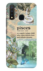 Pisces Zodiac Vivo Y19/U20 Hard Case Back Cover by Casekaro