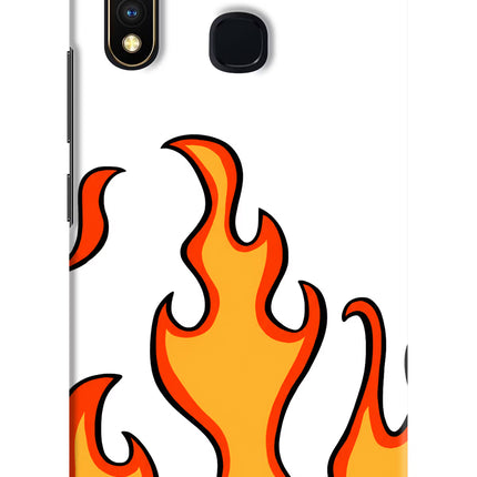 Fired Up – White Vivo Y19/U20 Hard Case Back Cover by Casekaro