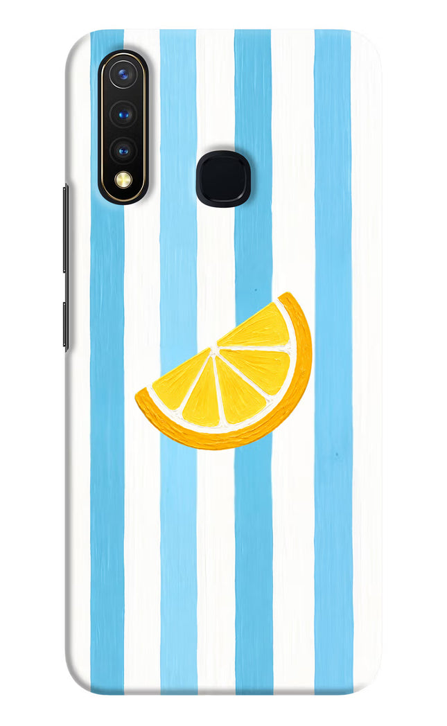 Summer Lemon Vivo Y19/U20 Hard Case Back Cover by Casekaro