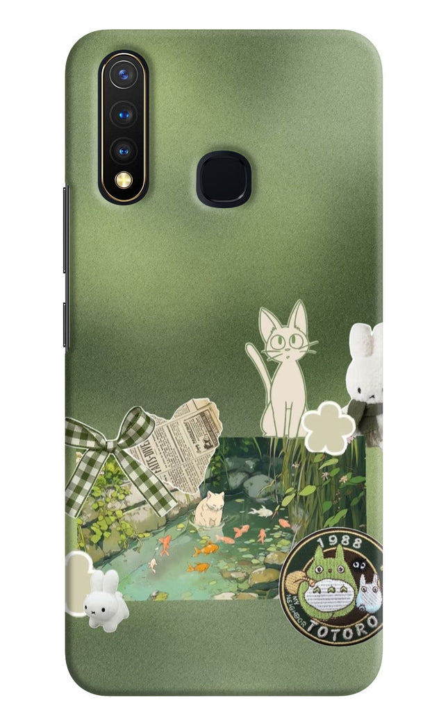 Aesthetic anime Vivo Y19/U20 Hard Case Back Cover by Casekaro