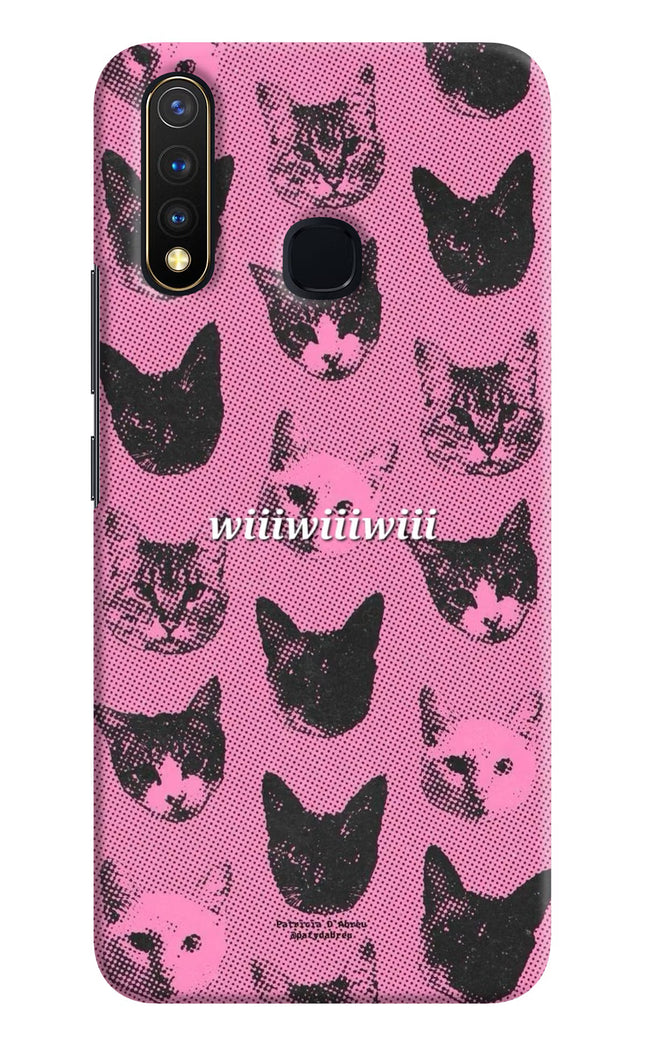 Pink Cats Vivo Y19/U20 Hard Case Back Cover by Casekaro