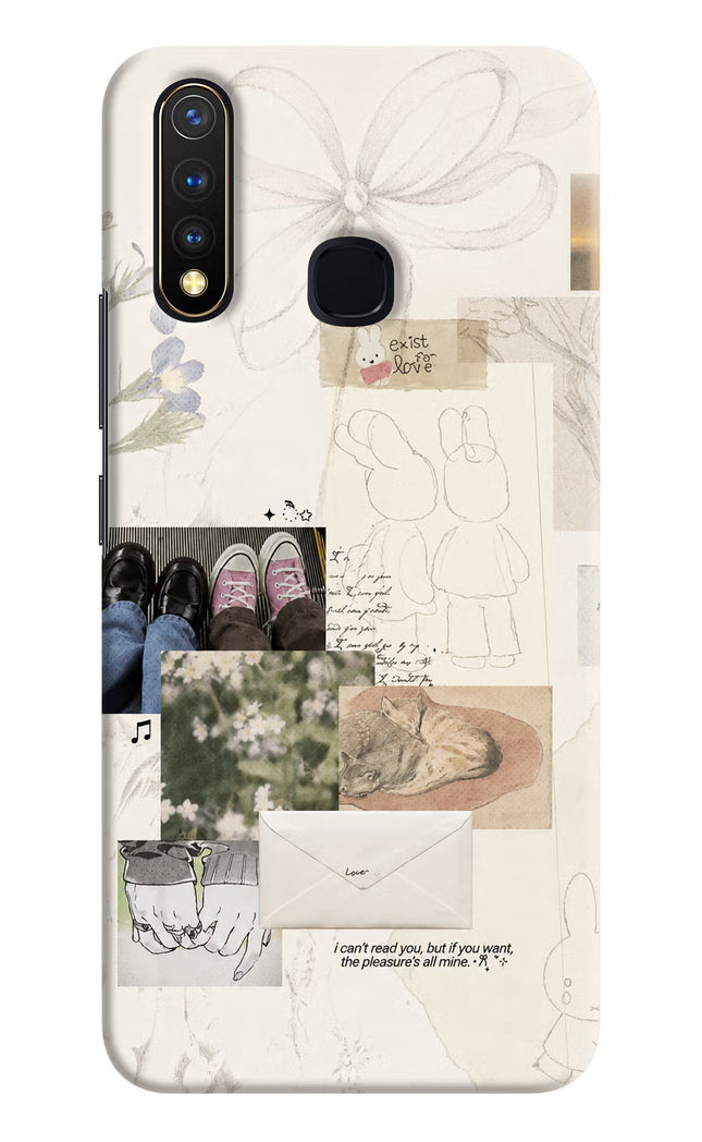 Soft Aesthetic Vivo Y19/U20 Hard Case Back Cover by Casekaro