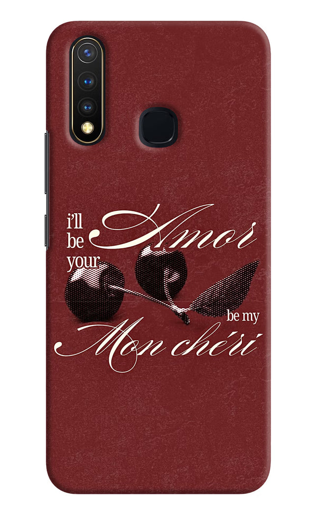 Velvet Cherry Vivo Y19/U20 Hard Case Back Cover by Casekaro