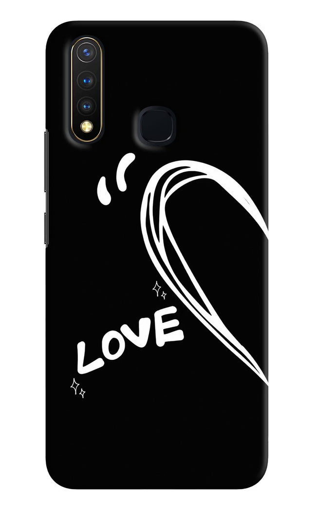 Love Line Vivo Y19/U20 Hard Case Back Cover by Casekaro