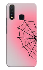 Pink Web Vivo Y19/U20 Hard Case Back Cover by Casekaro