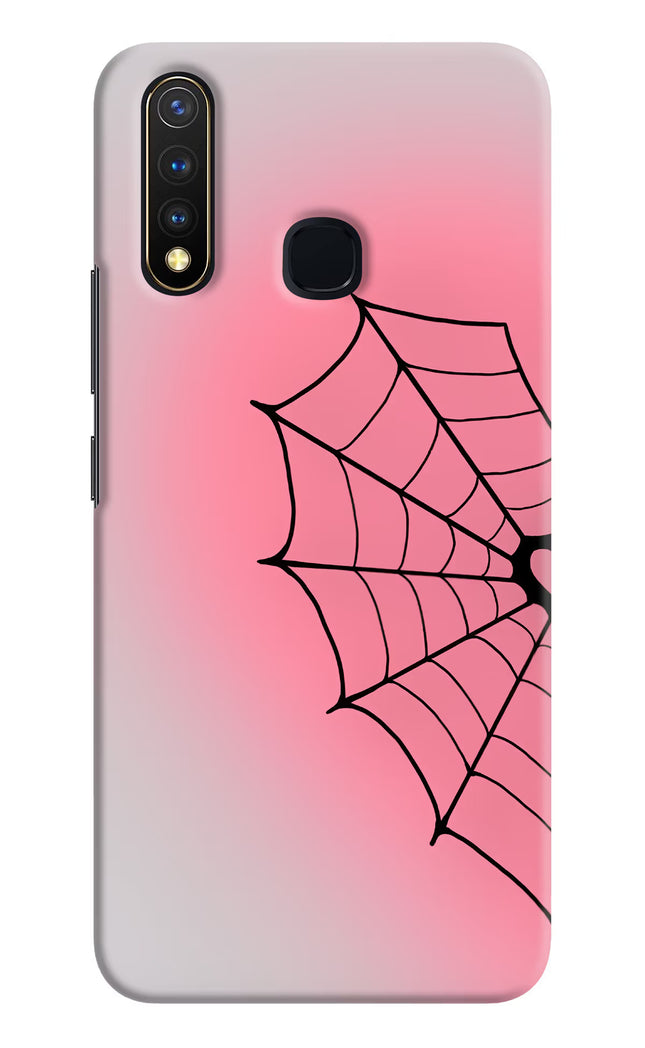 Pink Web Vivo Y19/U20 Hard Case Back Cover by Casekaro